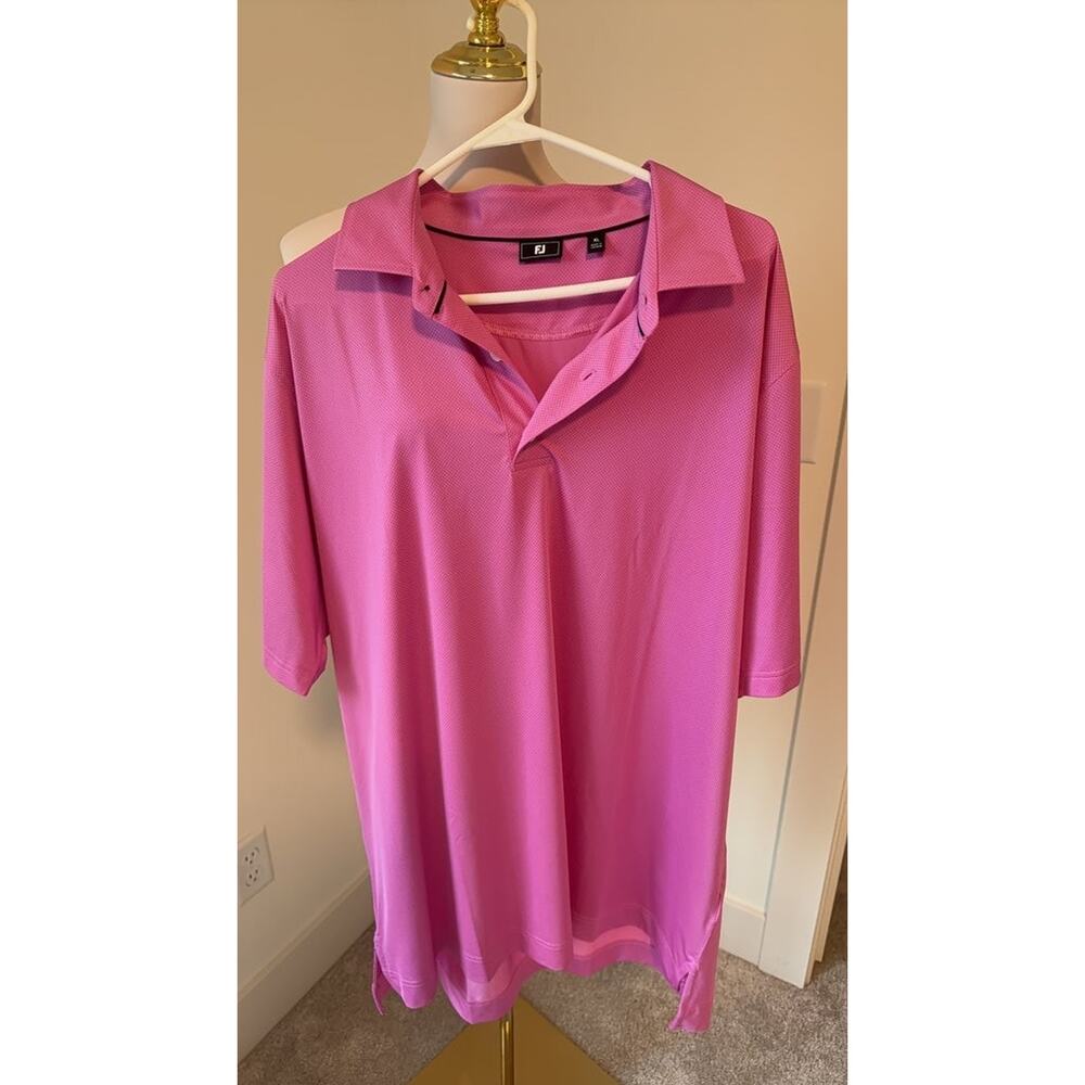 FJ Men's Pink Polo Shirt XL
